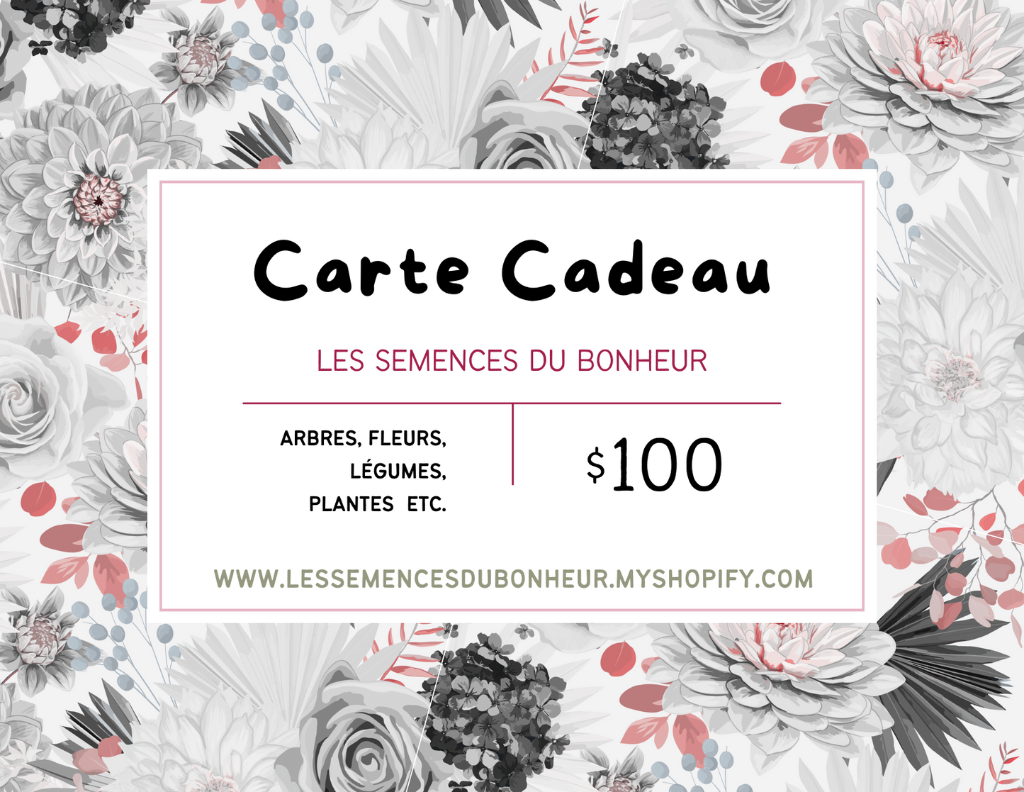 Offrez une carte-cadeau